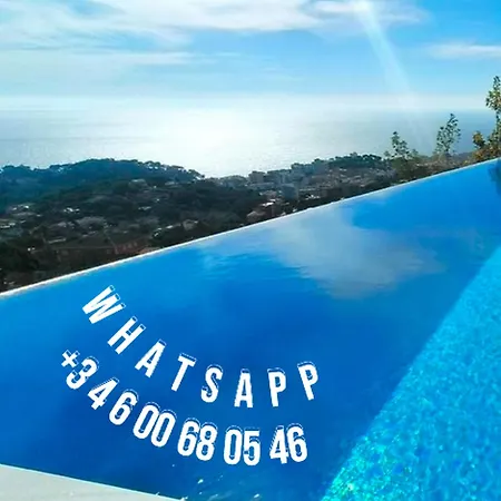 Unica De Marmol Con Piscina Infinita Villa Lloret de Mar